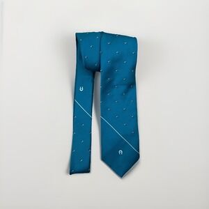 Vintage Etienne Aigner‎ Men's NeckTie  Green Silk Tie